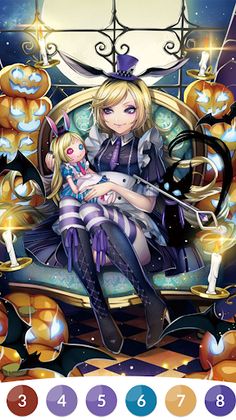 Dark Gothic Coloring Book - Screenshot 2