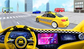 City Taxi Games- Car Parking - Screenshot 1