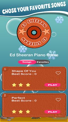 Ed Sheeran Piano Game - Screenshot 1