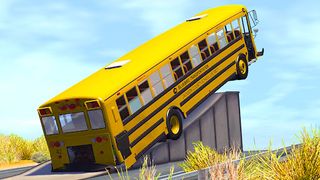 High Ramps Crash Bus Driving - Screenshot 1