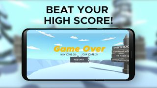 SkiFree - VR Endless Skiing Ga - Screenshot 3