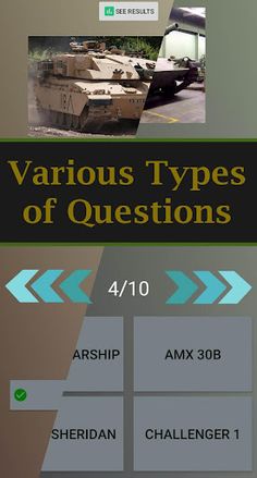 Modern Armor Quiz - Screenshot 2