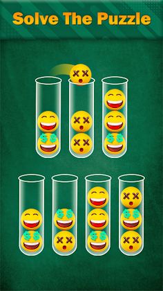 Emoji Sort: Emoji Match Puzzle - Screenshot 1