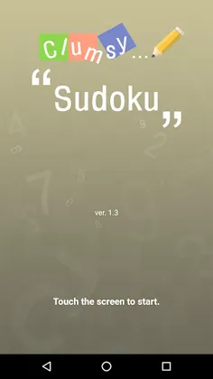 Clumsy Sudoku - Screenshot 1
