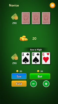 Three Card Brag - Screenshot 1