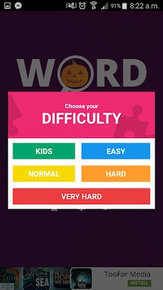 Halloween Word Search - Screenshot 2