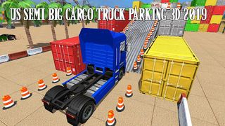 US Semi Big Cargo Truck Parkin - Screenshot 2