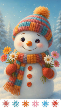 Winter Wonderland Color Page - Screenshot 4