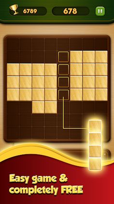 Block Puzzle Wood Classic 1010 - Screenshot 4
