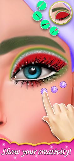 Eye Art Beauty Makeup Games - Screenshot 2