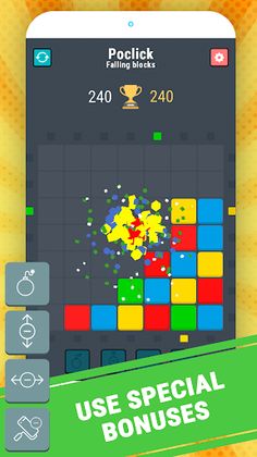Poclick: Falling blocks - Screenshot 3