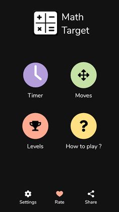 MathTarget - Math Game, brain  - Screenshot 1