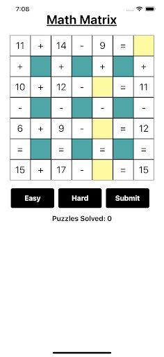 Math Matrix - Screenshot 1