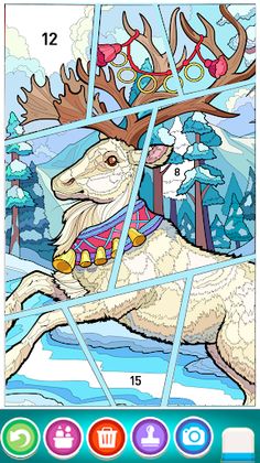 Christmas Winter Coloring Book - Screenshot 3