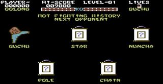 C64 Yie Ar Kung Fu - Screenshot 2