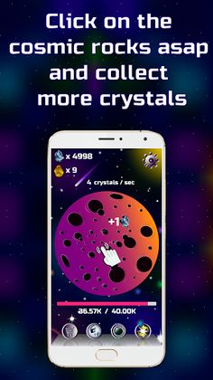 Idle Cosmos Clicker: Asteroids - Screenshot 1