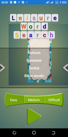 Leisure Word Search - Screenshot 1