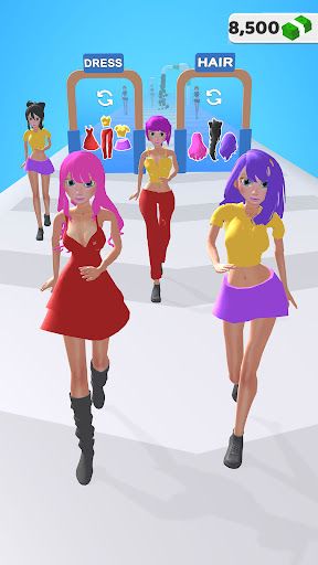 Beauty Girl Run: Wedding Dress - Screenshot 2