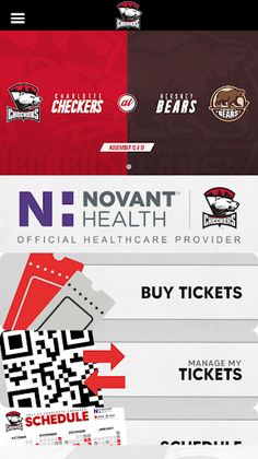 Charlotte Checkers App - Screenshot 2