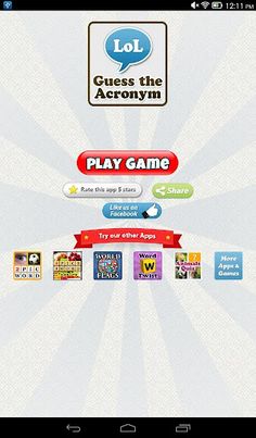 Guess the Acronym word - Screenshot 3