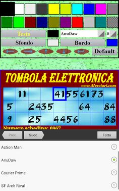 Cartelle Tombola Elettronica - Screenshot 3