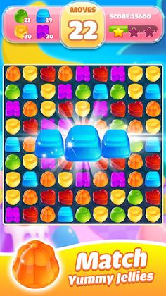 Jelly Jam Crush- Match 3 Games - Screenshot 1