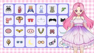 Anime Beauty Girl Dress Up - Screenshot 2