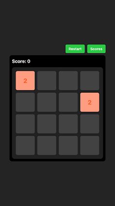 2048 - dark mode - Screenshot 1