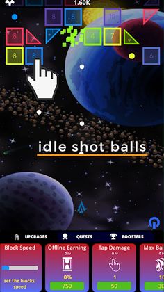 idle space balls - Screenshot 1