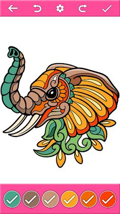 Tattoo Coloring by Number Book - Screenshot 4