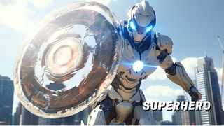 Captain Super hero iron game - Screenshot 1