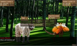 Flower Field Visual Novel RPG - Screenshot 2