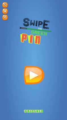 Swipe The Green Pin - Screenshot 2