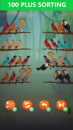 Bird Sort : Bird Merge Sorting - Screenshot 2