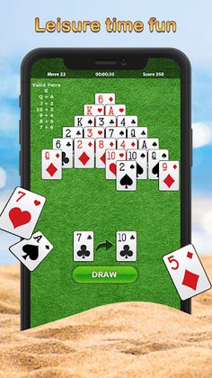 Pyramid Solitaire: New Fun Car - Screenshot 1