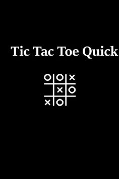 Tic Tac Toe Quick - Screenshot 1