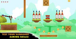 Knock Down Bottles :slingshot - Screenshot 1