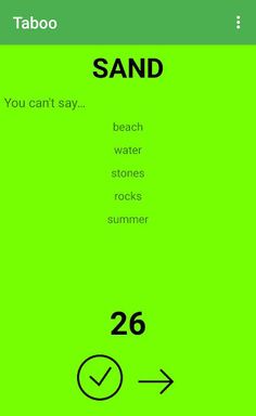 Taboo - Guess the word. Group - Screenshot 2