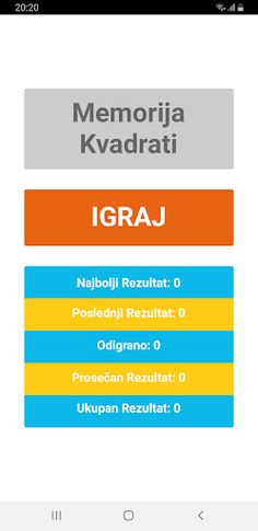 Memorijski Kvadrati - Screenshot 1