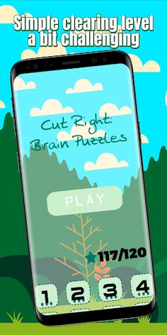 Cut Right: Brain Puzzles - Screenshot 1