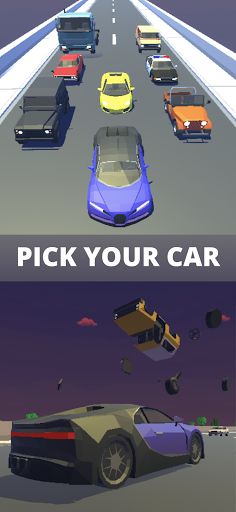 Car Smash - Arcade Car,Offline - Screenshot 1