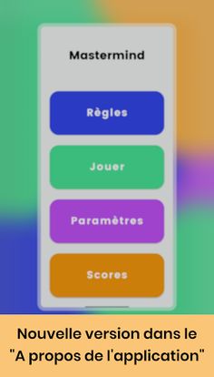 Mastermind game code breaker - Screenshot 1