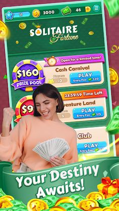 Cash Fortune Solitaire Dash - Screenshot 1