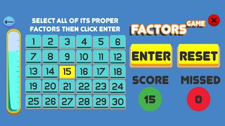 Factors Game - Screenshot 1