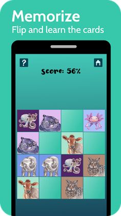 Animal Memory Match - Brain Ga - Screenshot 1