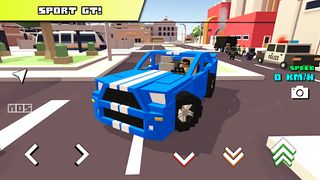 Blocky Car Racer - racing game - Screenshot 1