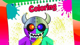 Azul Babão coloring book - Screenshot 1