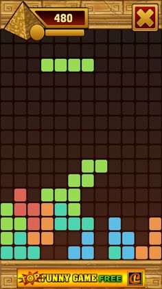 Sort Tiles Egypt Tetris - Screenshot 2