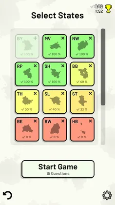 German States Quiz - Screenshot 3