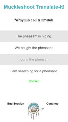 Muckleshoot Translate-It! - Screenshot 2